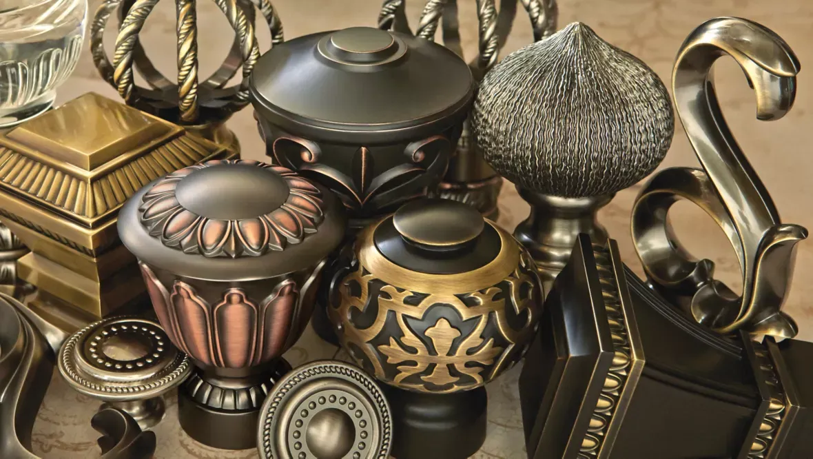 Rowley Aria Collection Romance Antiquities finials