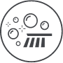 Small Easy to Clean Icon - Sunbrella