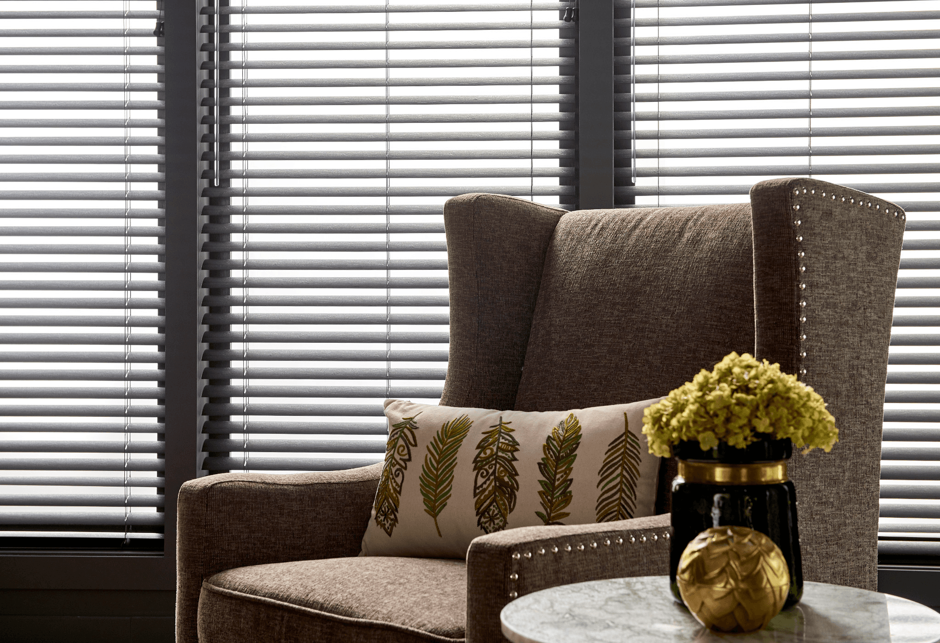 Standard horizontal vinyl blinds - Graber Blinds by Carole Frederick