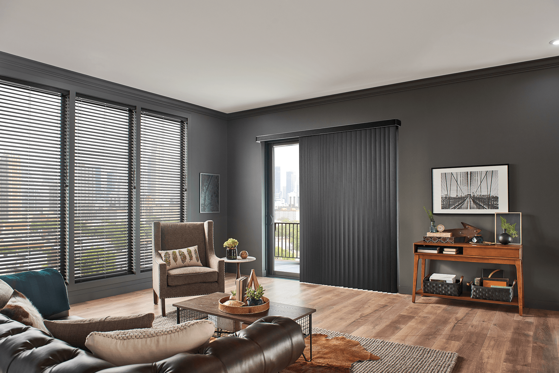 Vinyl Vertical Blinds by Carole Frederick - Graber Blinds