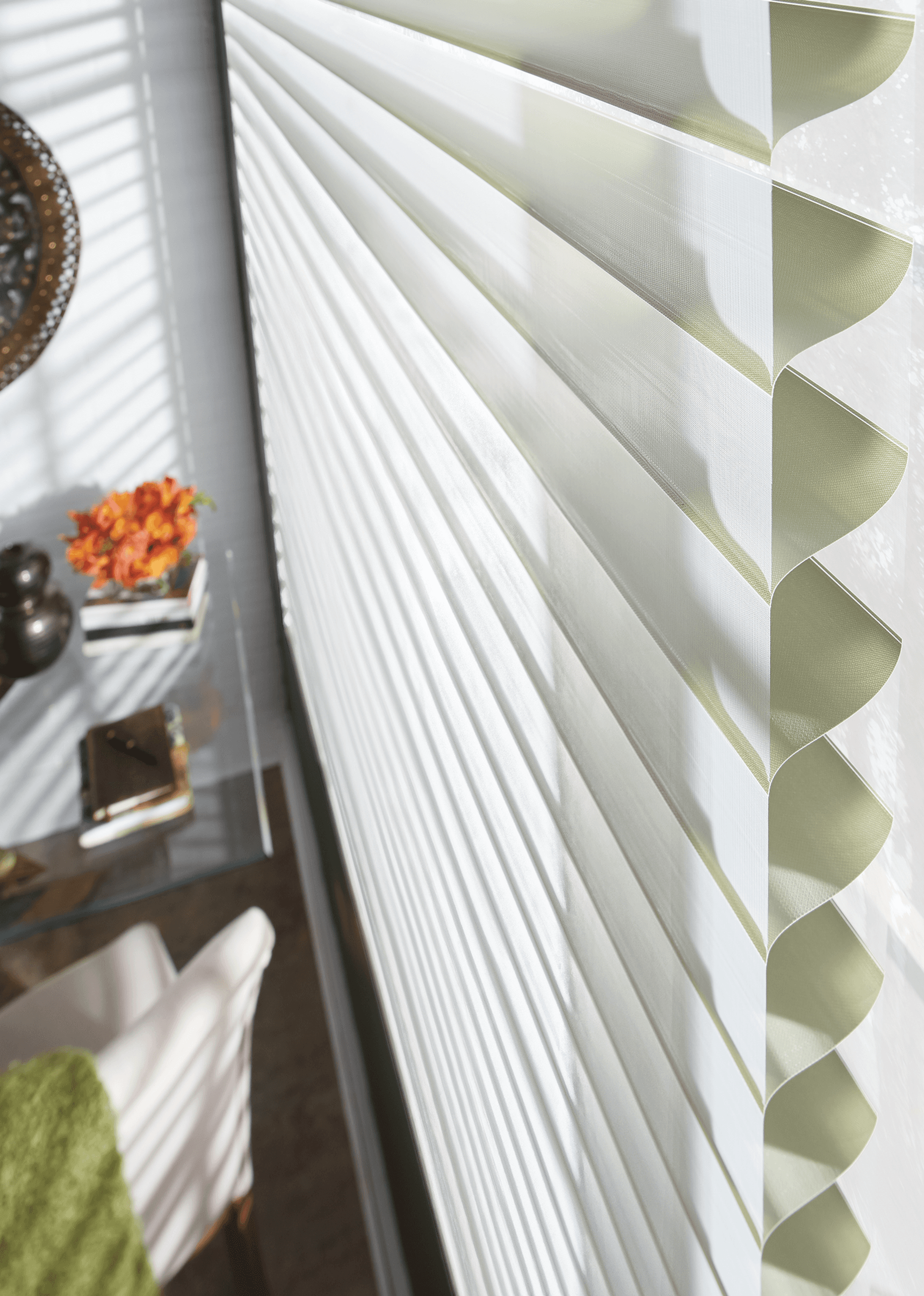Sheer shades or soft blinds by Graber Blinds